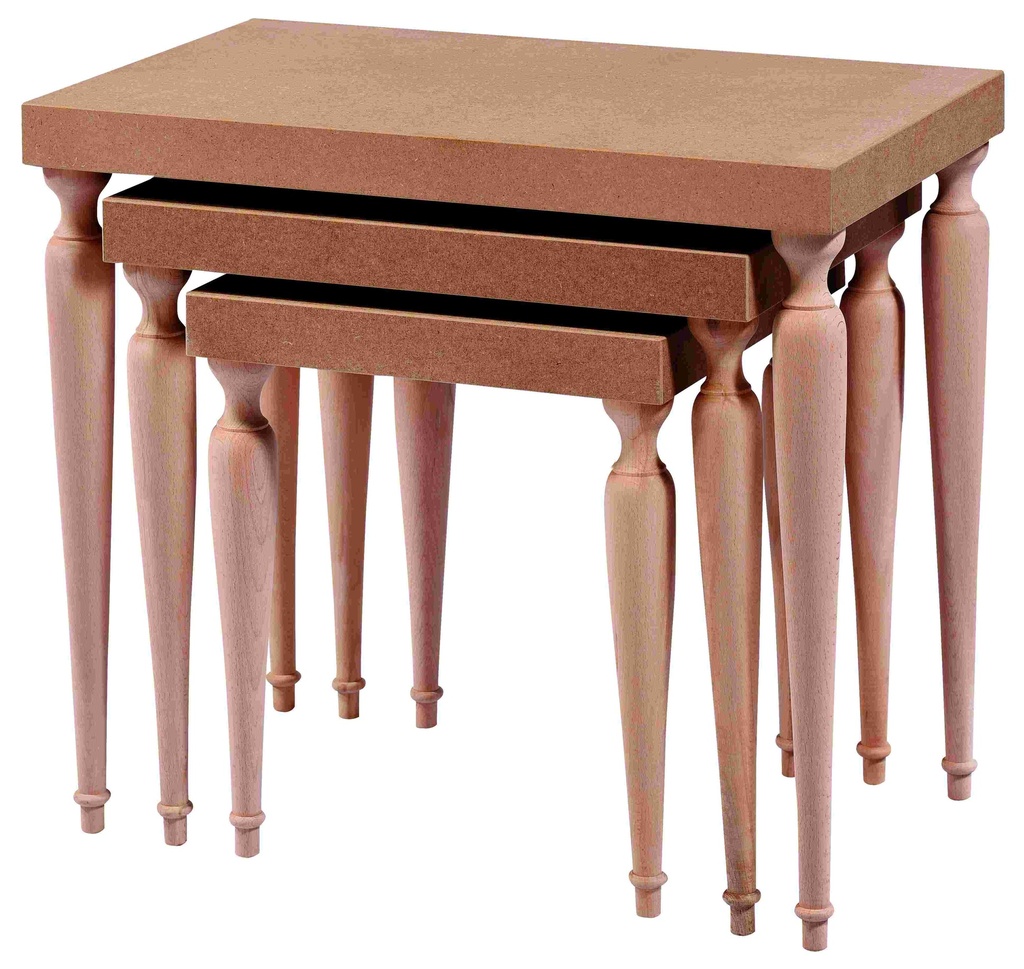 Set Holz- und MDF -Tische