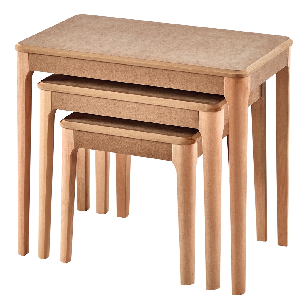 Set Holz- und MDF -Tische