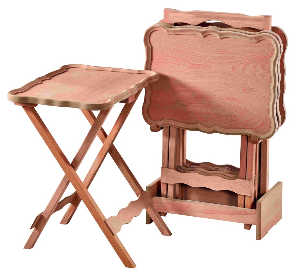 Holztisch -Set