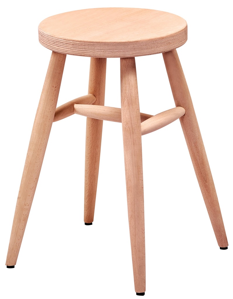 Wood stool