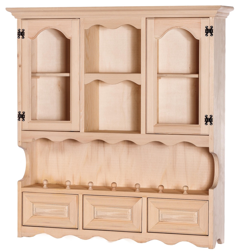 Hölzerner Wandschrank