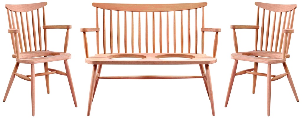 SET CANAPEA+FOTOLII DIN LEMN