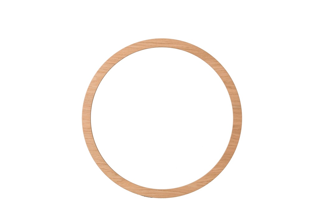 RAMA OGLINDA ROTUNDA DIN MDF CU FURNIR DE STEJAR