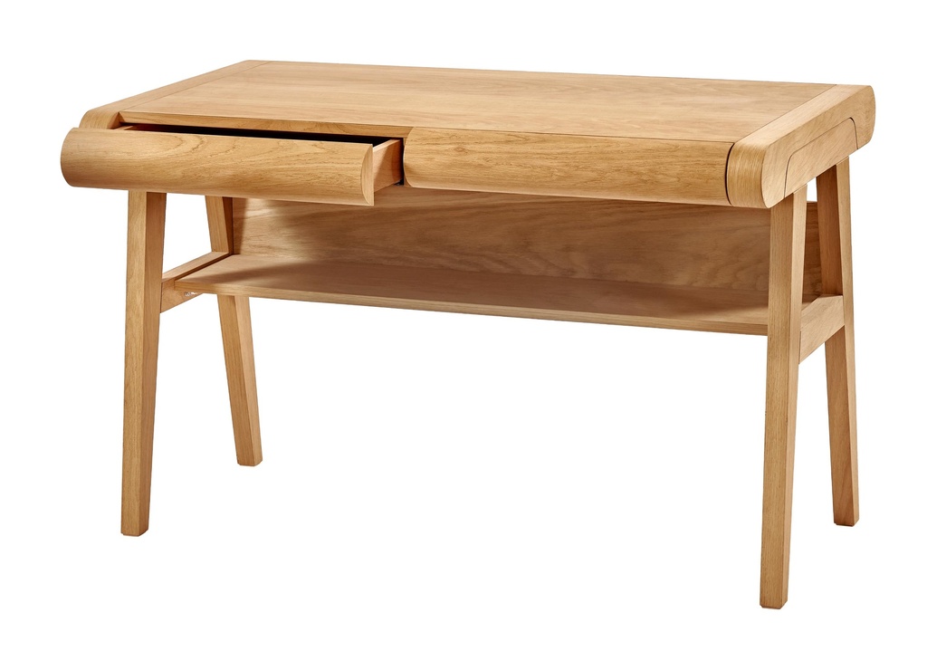 BIROU DIN LEMN CU FURNIR DE STEJAR