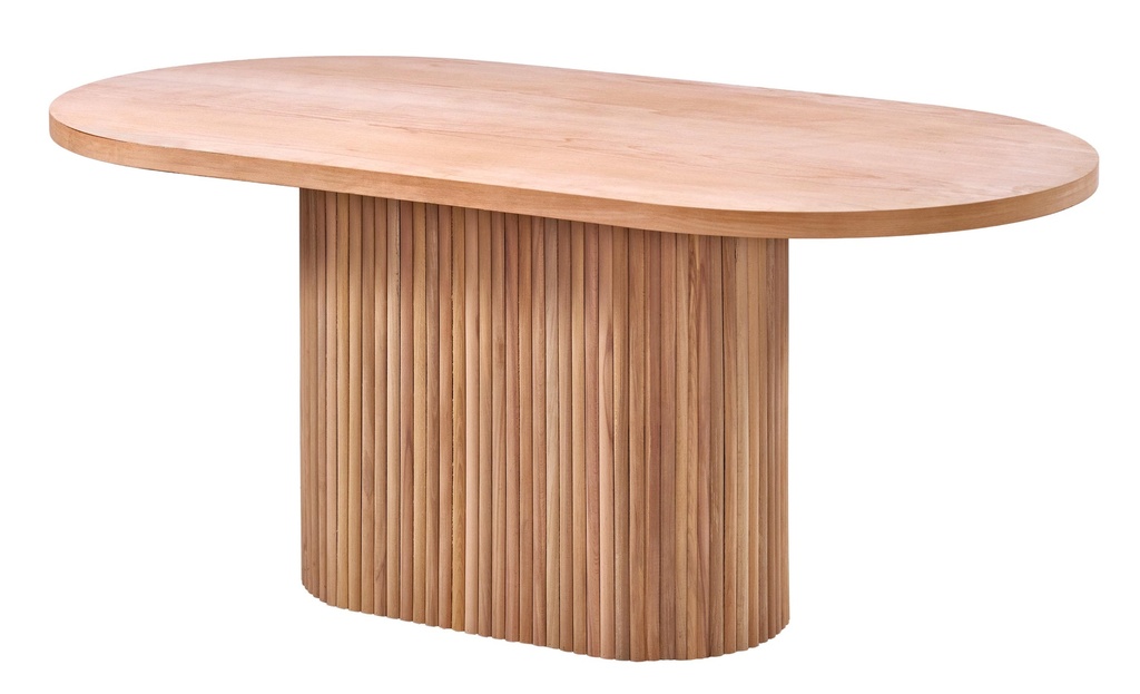 MASA OVALA FIXA DIN LEMN