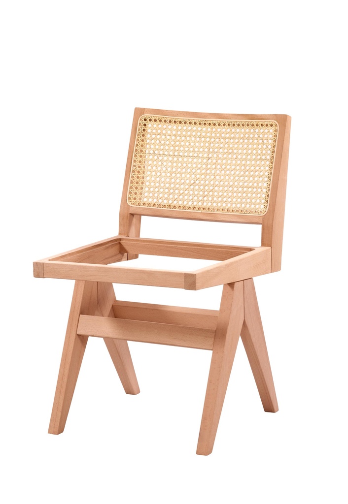 SCHELET SCAUN DIN LEMN CU RATAN