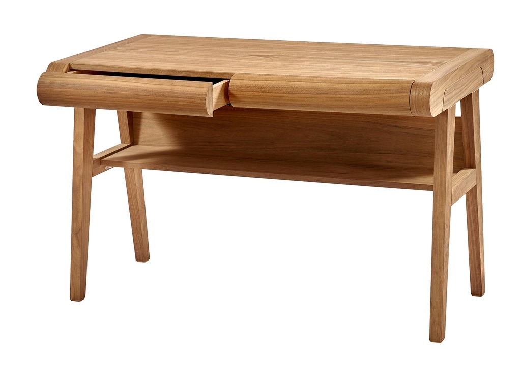 BIROU DIN LEMN CU FURNIR DE NUC