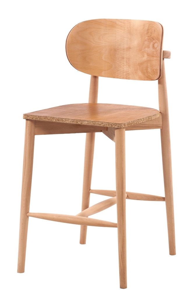 SCHELET SCAUN BAR DIN LEMN