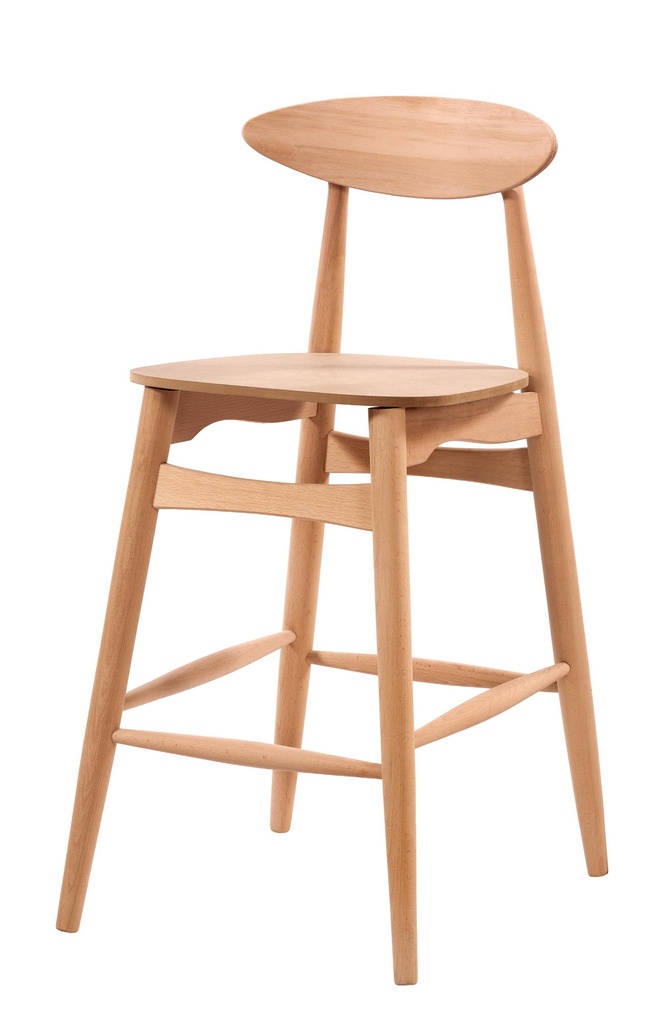 SCHELET SCAUN BAR DIN LEMN