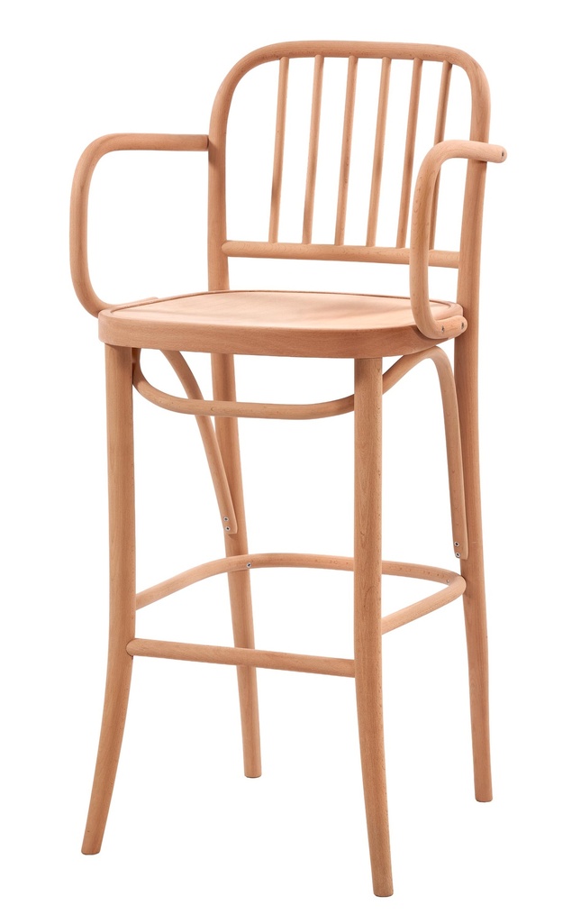 SCHELET SCAUN BAR DIN LEMN CU BRATE