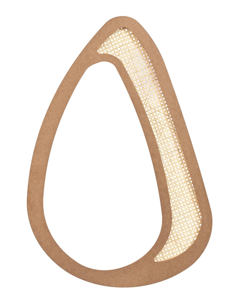 RAMA OGLINDA DIN MDF CU RATAN