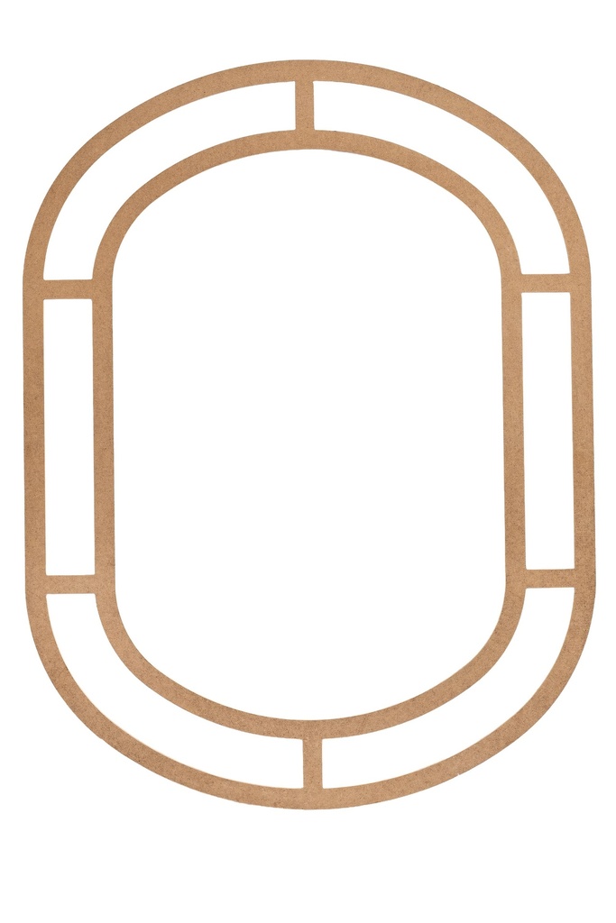 RAMA OGLINDA OVALA DIN MDF