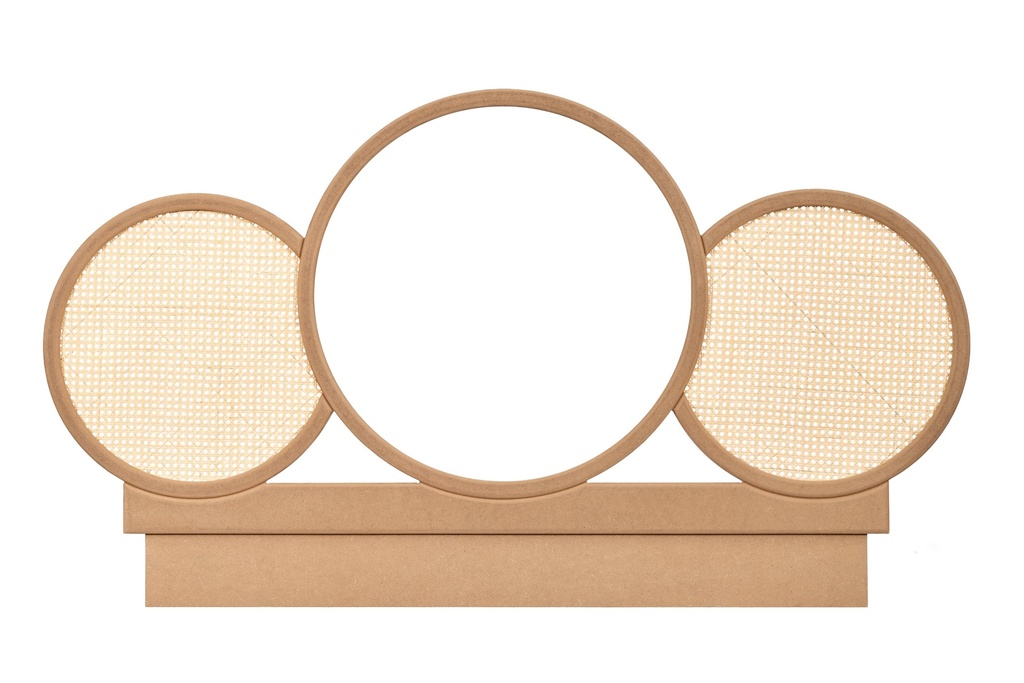 TABLIE PAT DIN MDF CU RATAN