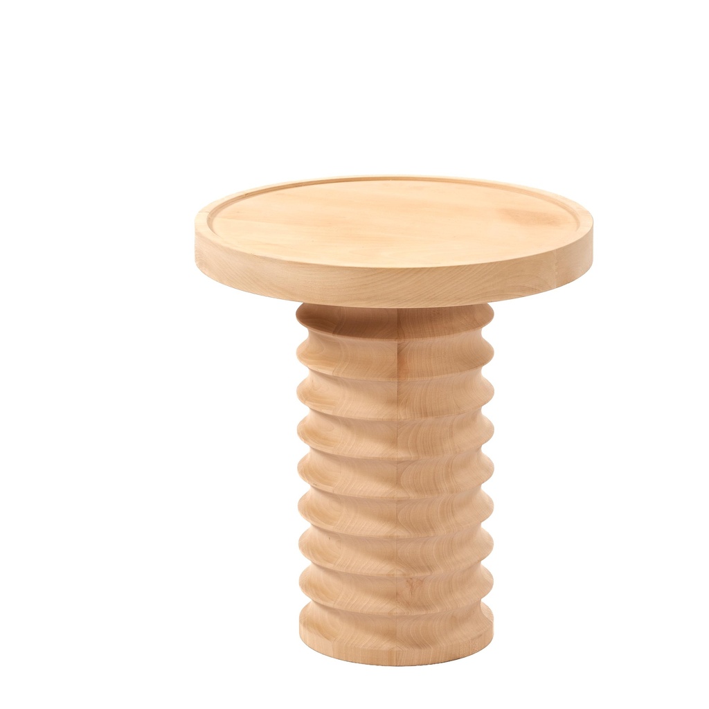 MASUTA ROTUNDA DIN LEMN