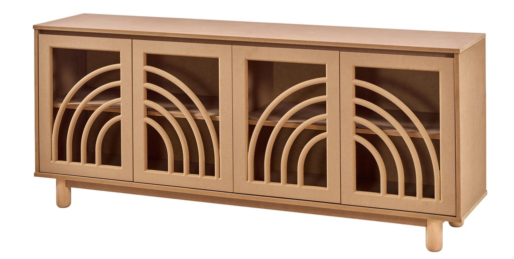 SERVANTA DIN LEMN SI MDF