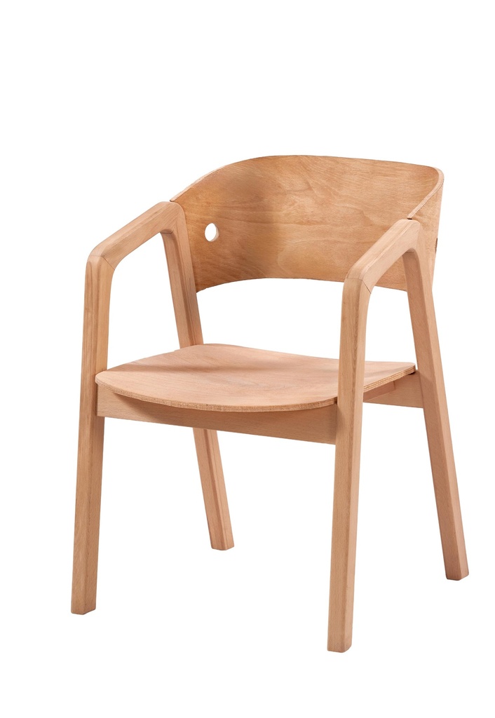 SCHELET SCAUN DIN LEMN CU BRATE