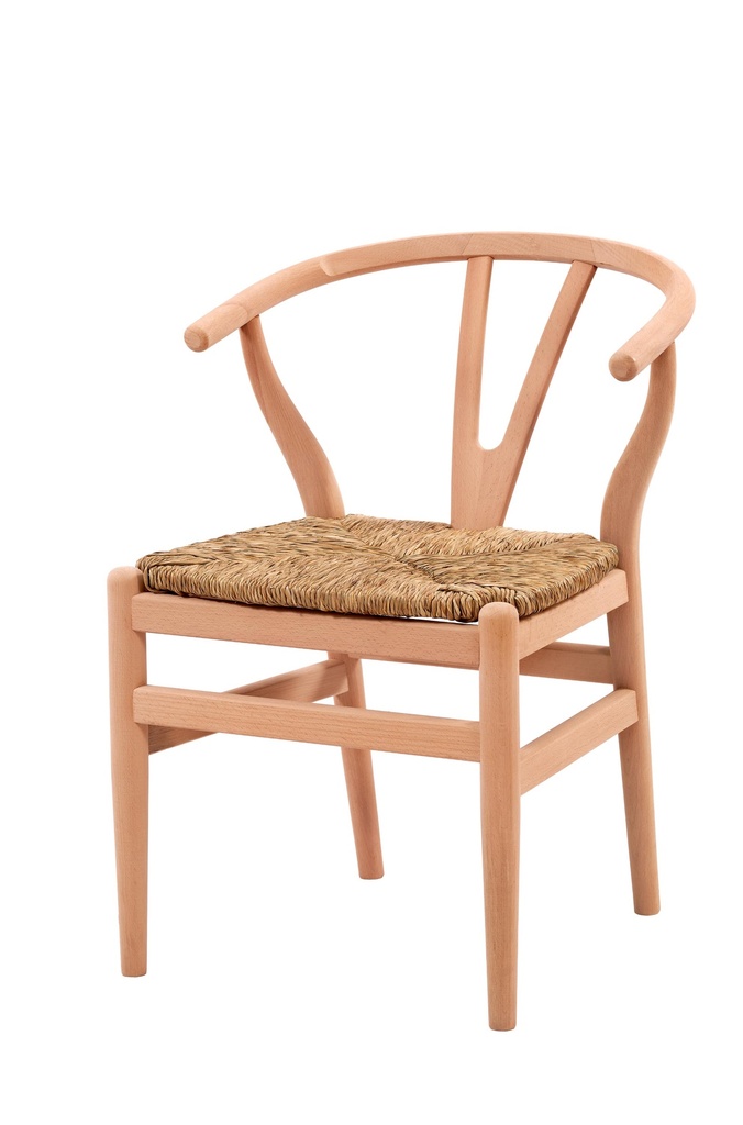 SCHELET SCAUN DIN LEMN CU RATAN