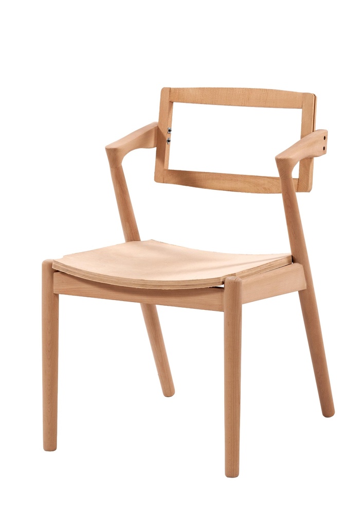 SCHELET SCAUN DIN LEMN CU BRATE