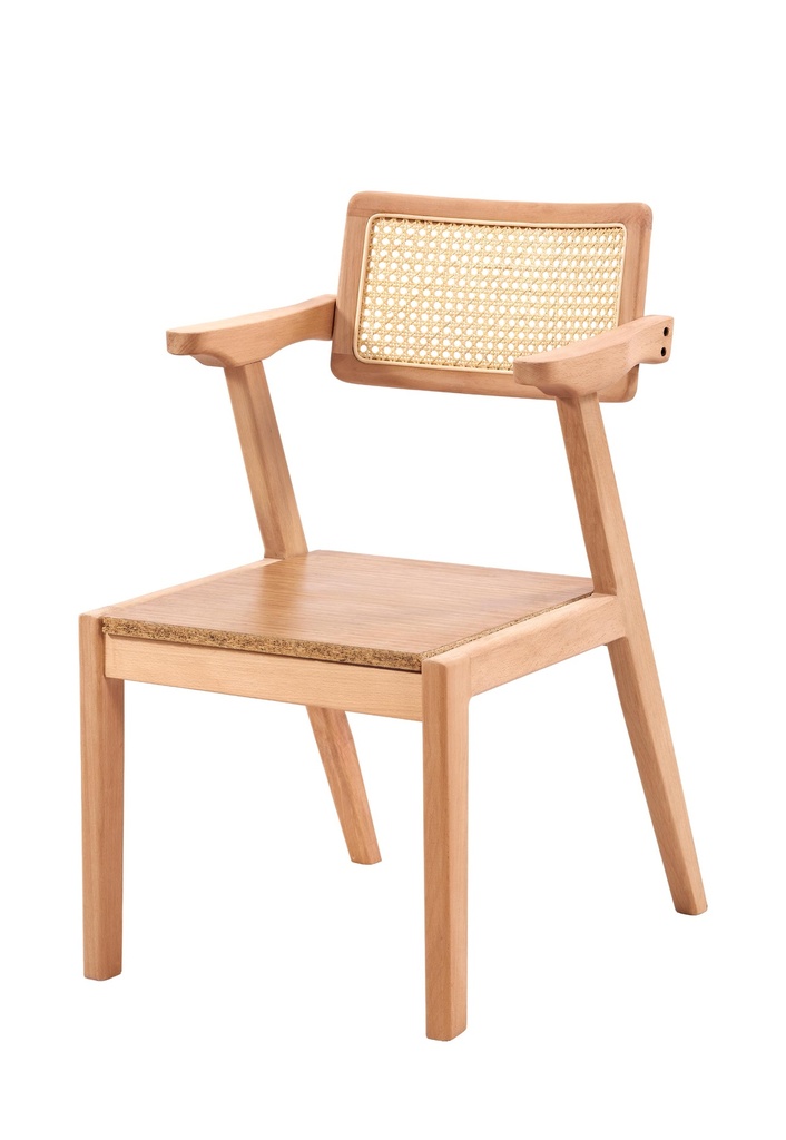 SCHELET SCAUN DIN LEMN CU BRATE SI RATAN