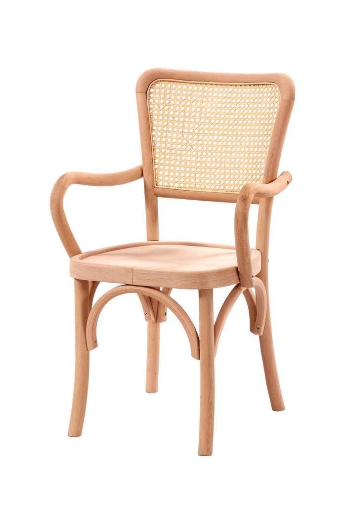 SCHELET SCAUN DIN LEMN CU BRATE SI RATAN