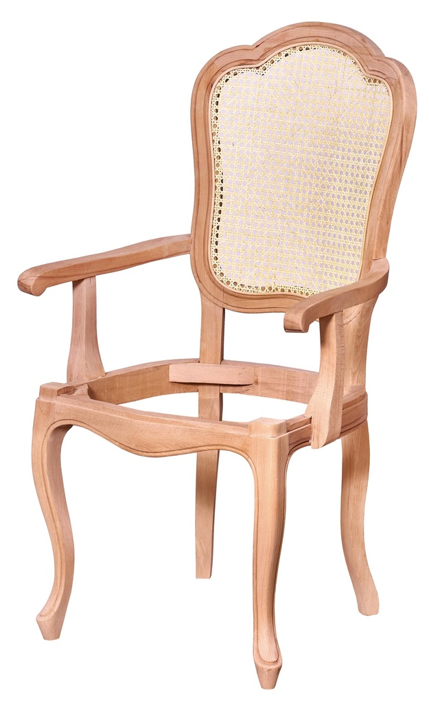 SCHELET SCAUN DIN LEMN CU BRATE SI RATAN