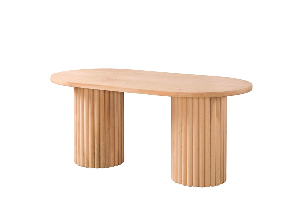 MASA OVALA FIXA DIN LEMN