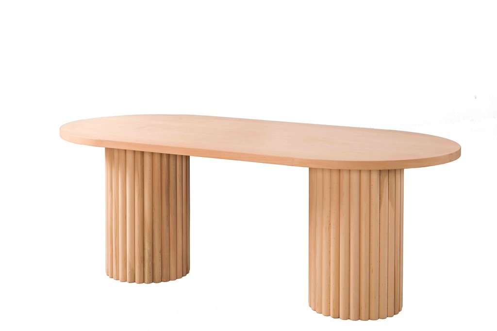 MASA OVALA FIXA DIN LEMN