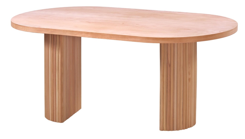 MASA OVALA FIXA DIN LEMN