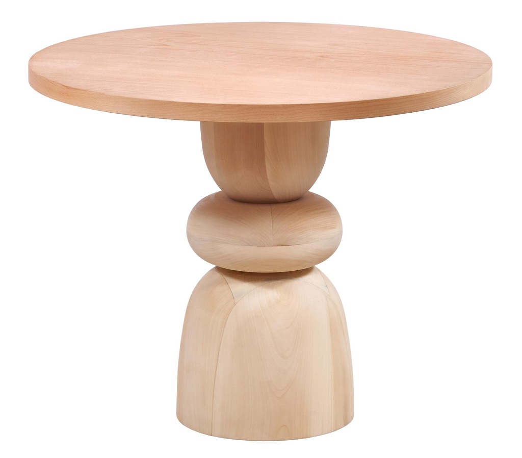 MASA ROTUNDA FIXA DIN LEMN