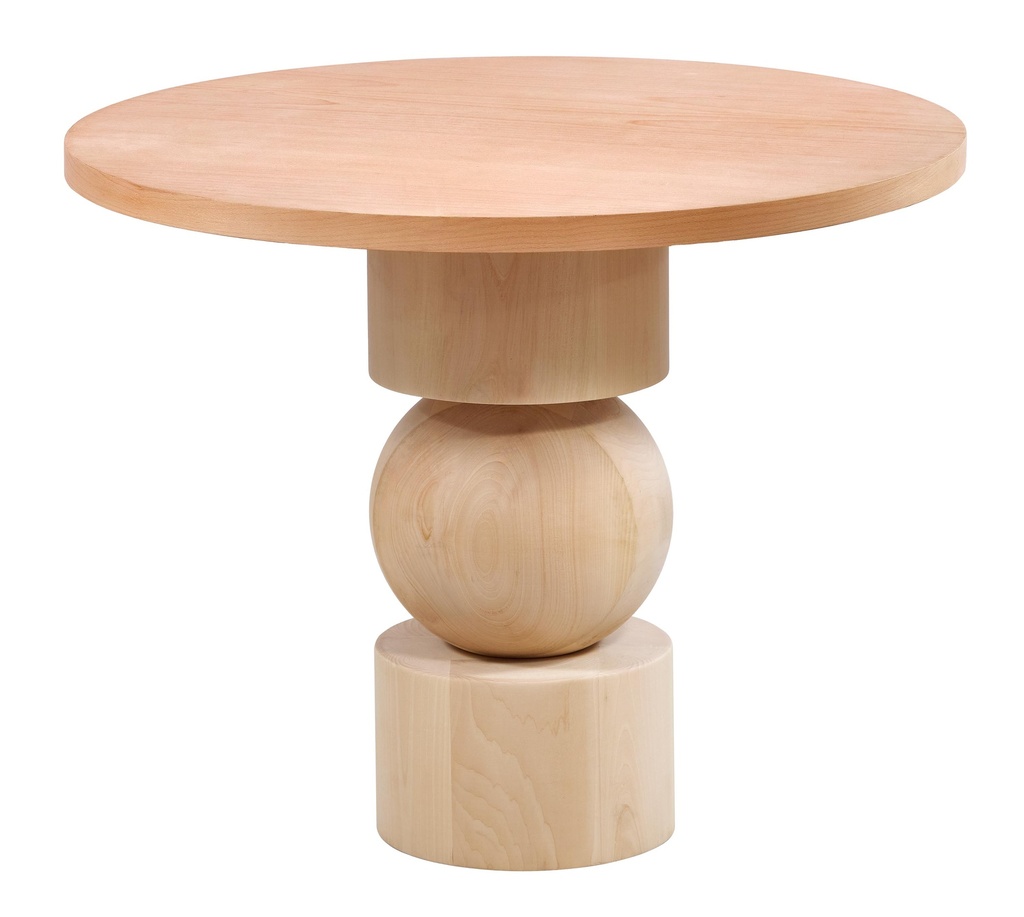 MASA ROTUNDA FIXA DIN LEMN