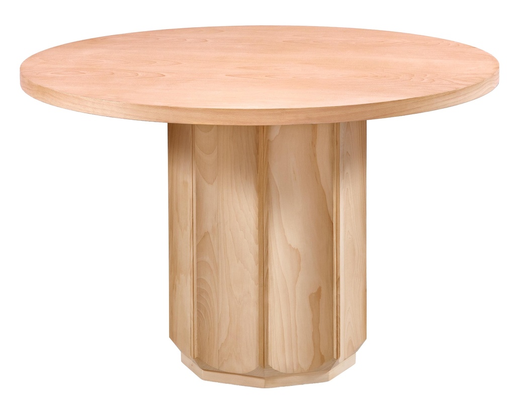 MASA ROTUNDA FIXA DIN LEMN