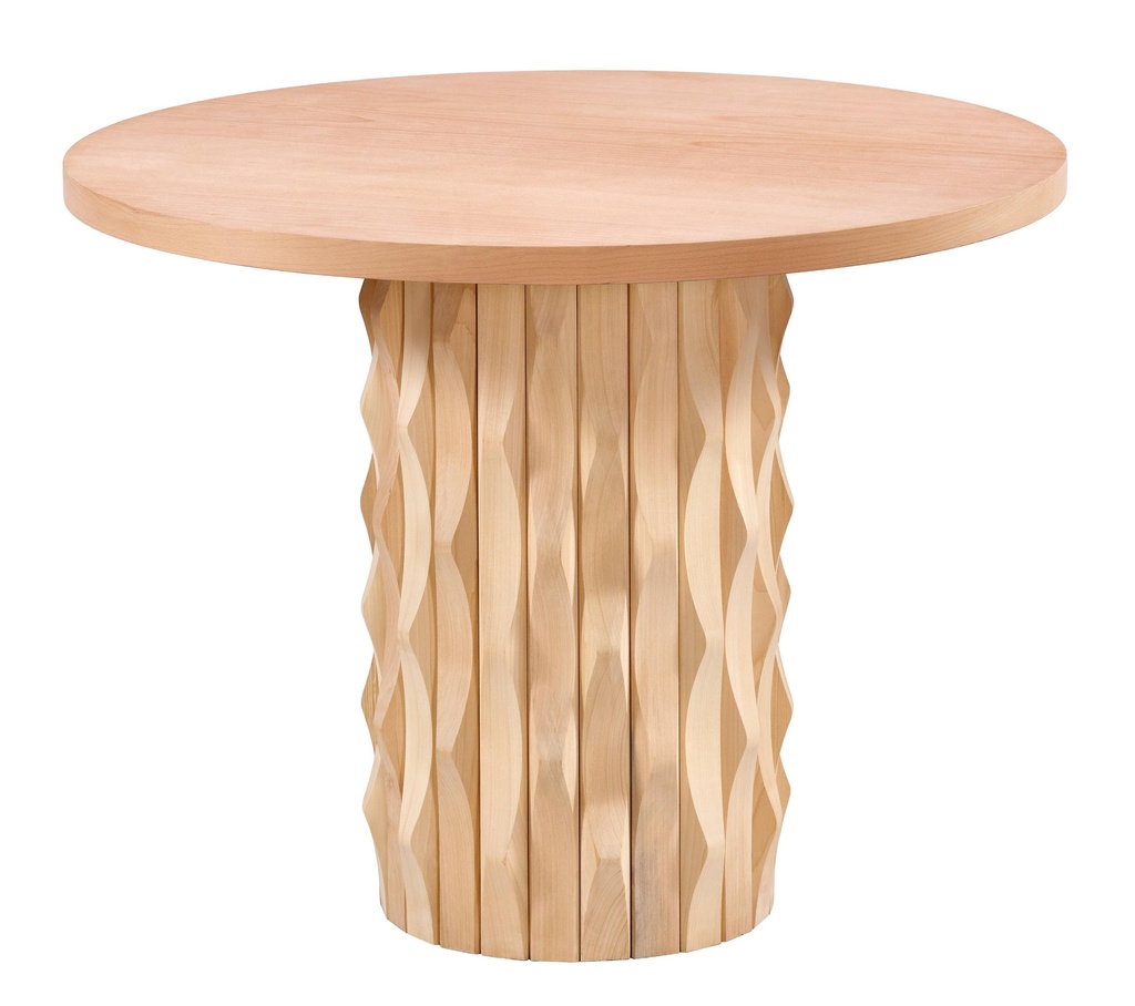 MASA ROTUNDA FIXA DIN LEMN