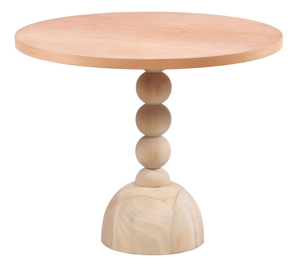 MASA ROTUNDA FIXA DIN LEMN