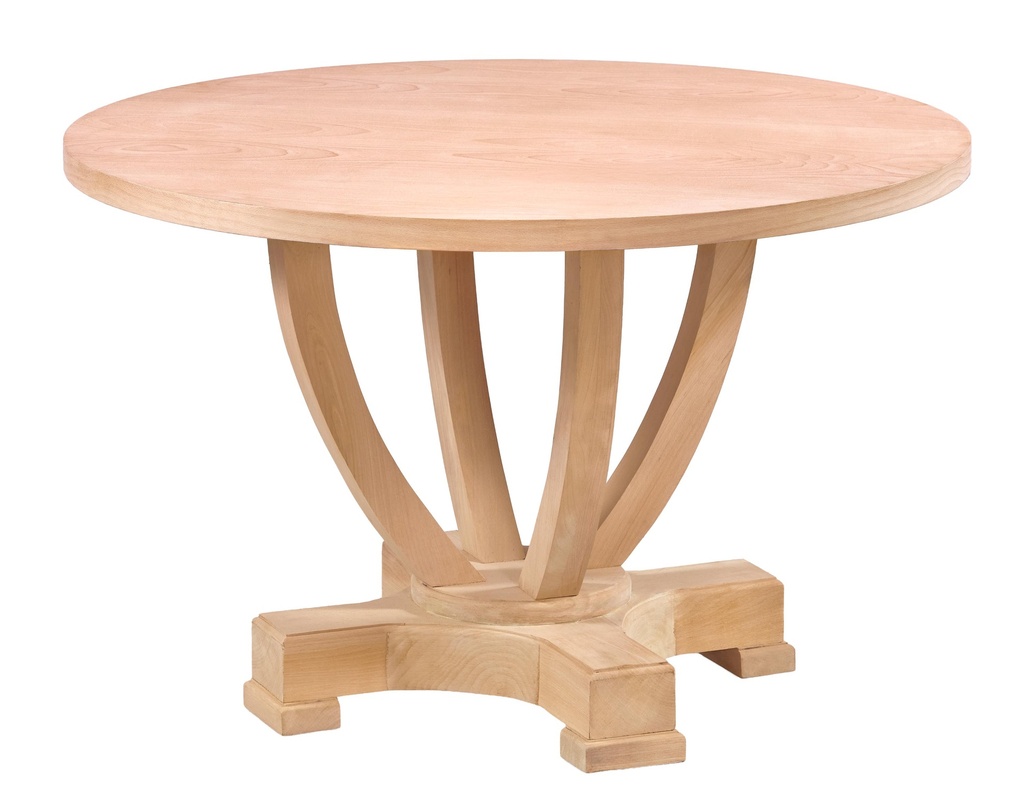 MASA ROTUNDA FIXA DIN LEMN