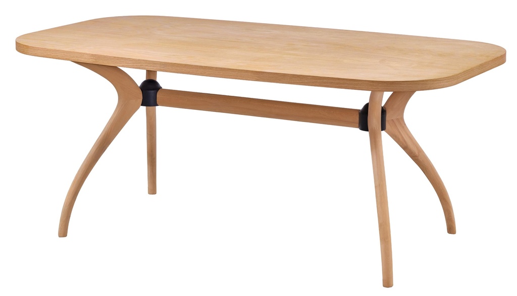 MASA DREPTUNGHIOULARA FIXA DIN LEMN CU FURNIR DE STEJAR