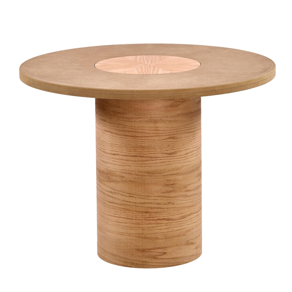 MASA ROTUNDA FIXA DIN LEMN SI MDF