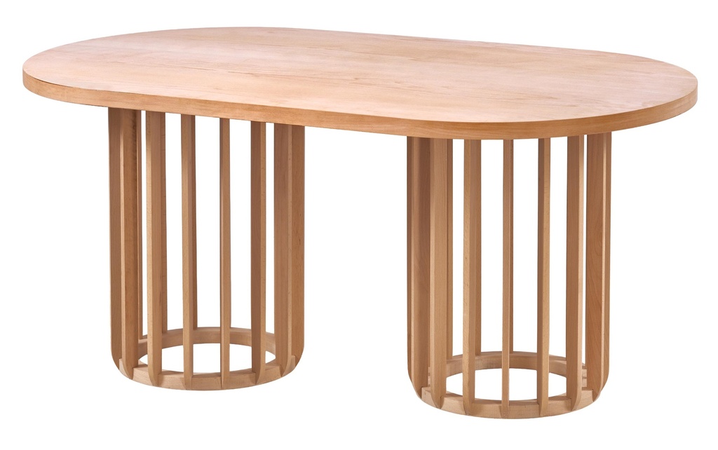 MASA OVALA FIXA DIN LEMN