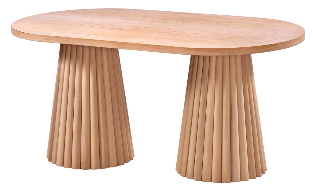 MASA OVALA FIXA DIN LEMN