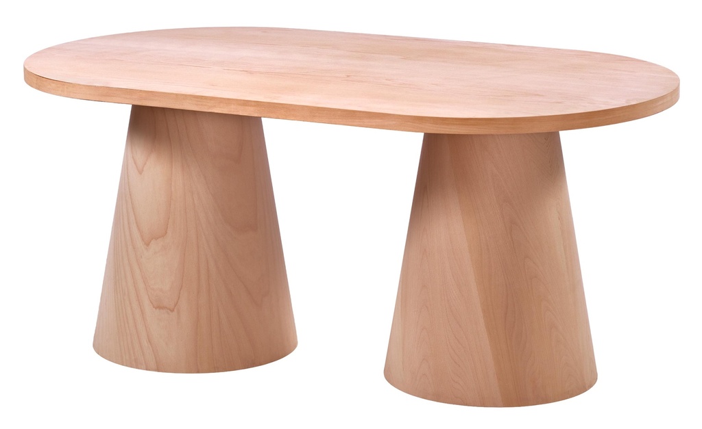 MASA OVALA FIXA DIN LEMN