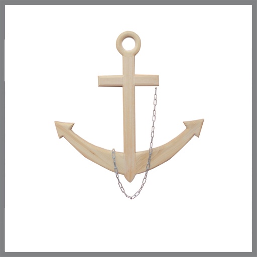 [DECOR 01] Wooden anchor