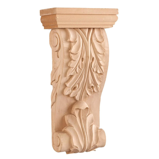 [AOP-14] Wood decorative capitel with sculptures