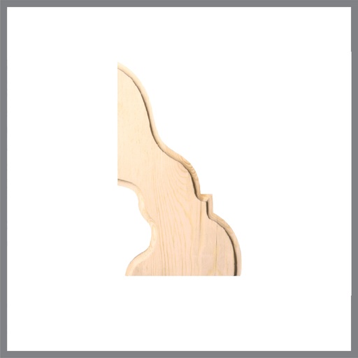 [NO-2] Wooden decorative capitel