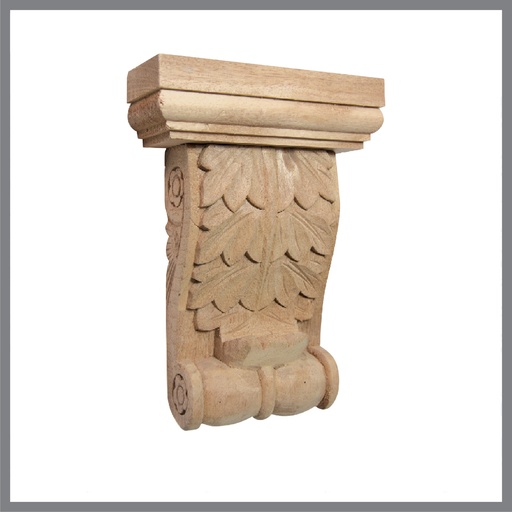 [SR-11] Wood decorative capitel with sculptures
