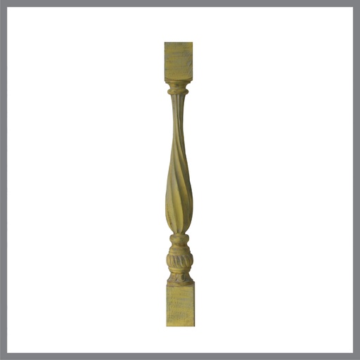 [YN-014] BALUSTRU DIN LEMN CU SCULPTURI