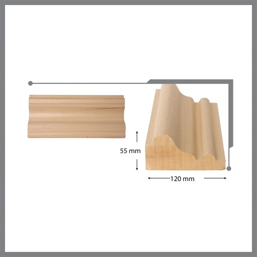 [KT-21 A] Wooden cornice