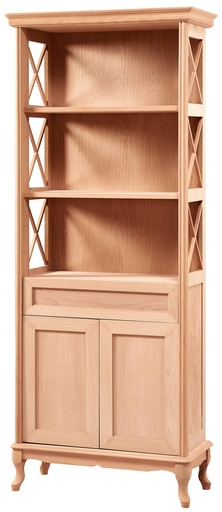 [6807S] Bibliothèque en bois