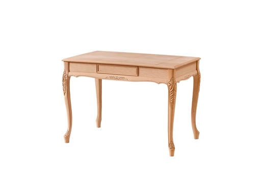 [2364N] Bureau en bois avec sculpture