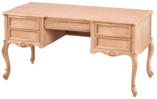 [2902S] Wooden office with sculpture