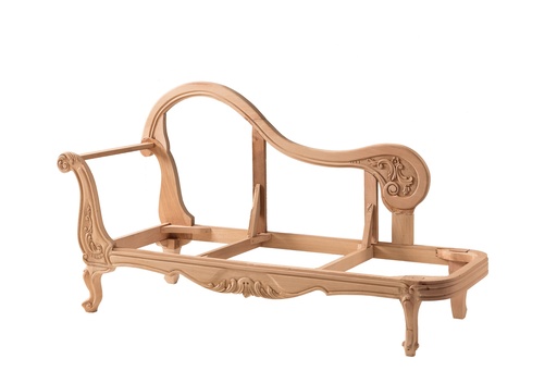 [587N] SCHELET SOFA DIN LEMN CU SCULPTURA