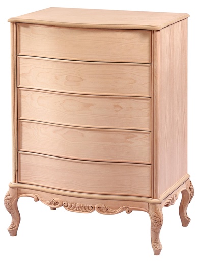 [6402S] Common with wooden drawers with sculpture